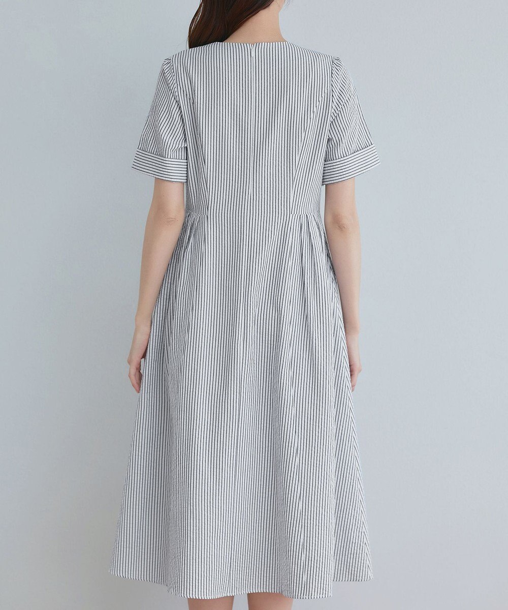 Tiaclasse 【洗える】サッカーストライプワンピース 