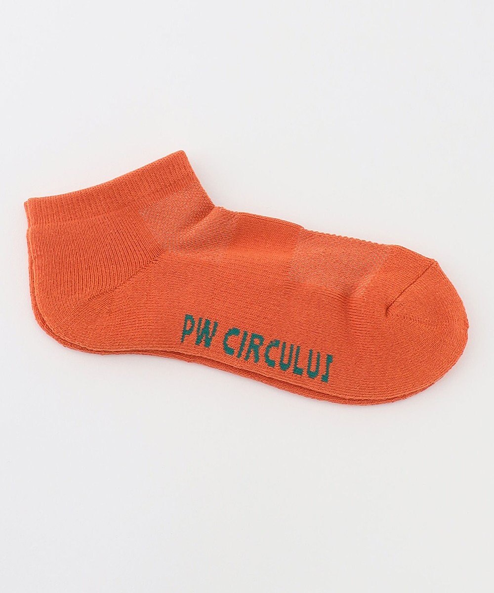 PW CIRCULUS 【WOMEN】【土踏まずをサポート】ロゴ ショートソックス 