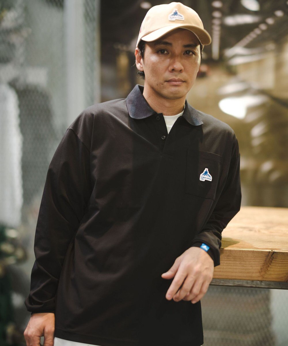 SHARE PARK MENS 【UVケア・吸水速乾・ストレッチ・軽量 】エンブレムポロTシャツ（L・XLサイズ） 