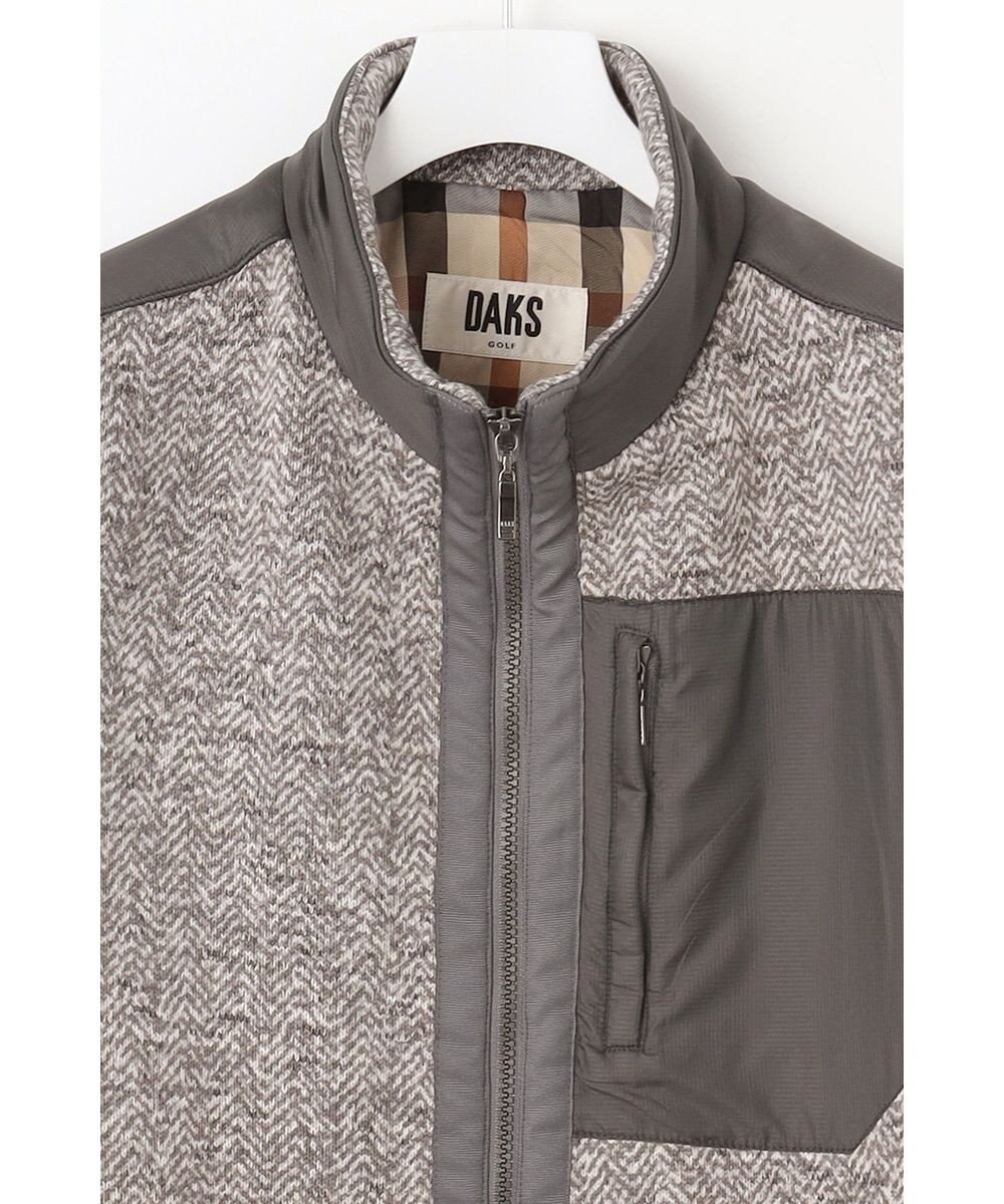 DAKS ツイーディフリース ブルゾン 