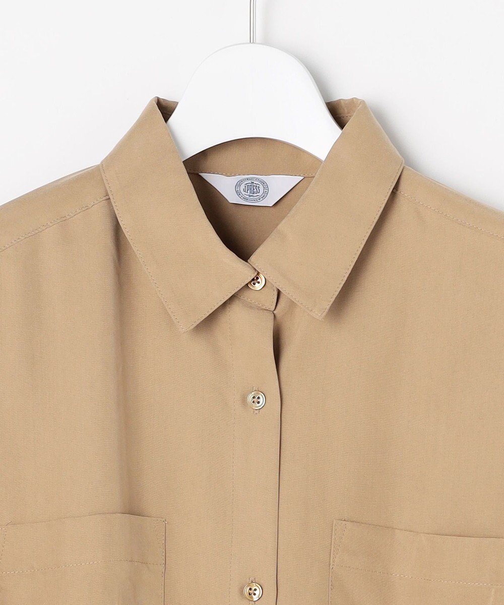 J.PRESS LADIES S ピーチポプリン ワンピース 