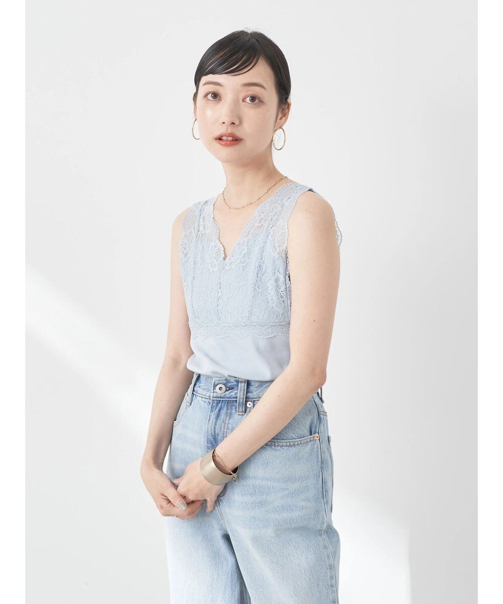 earth music&ecology 前後２ＷＡＹレースタンクトップ 