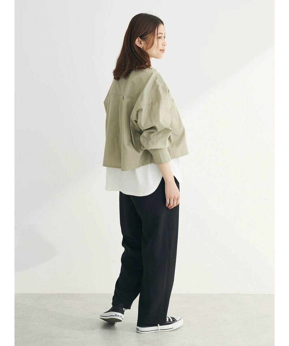 Green Parks ショート丈ワイドシャツ 