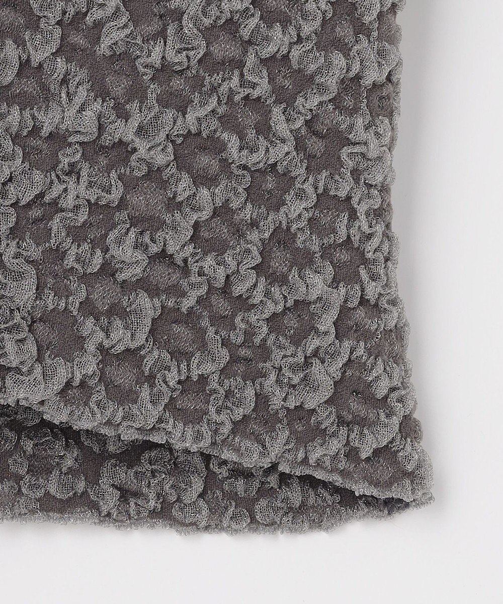 自由区 【カトリエムブーケ】Une forme bosselee ギャザーディテールボタンフロントプルオーバー 