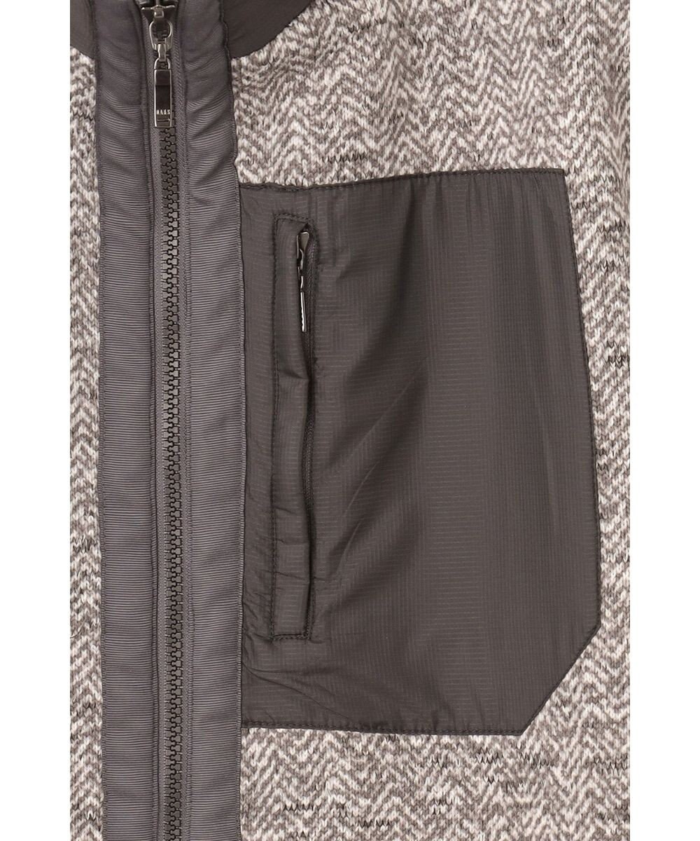 DAKS ツイーディフリース ブルゾン 