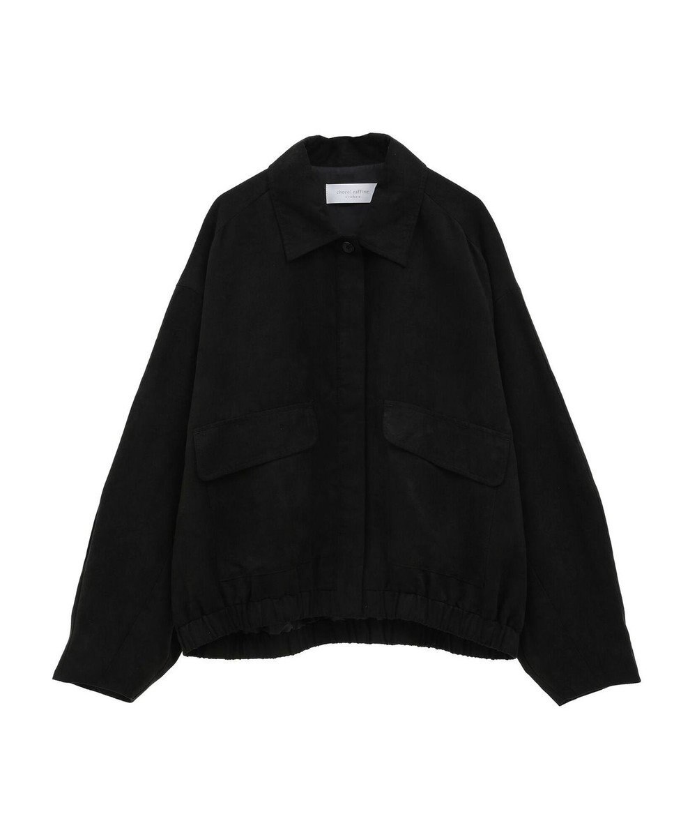 Green Parks ステンカラースウェード調ブルゾン 