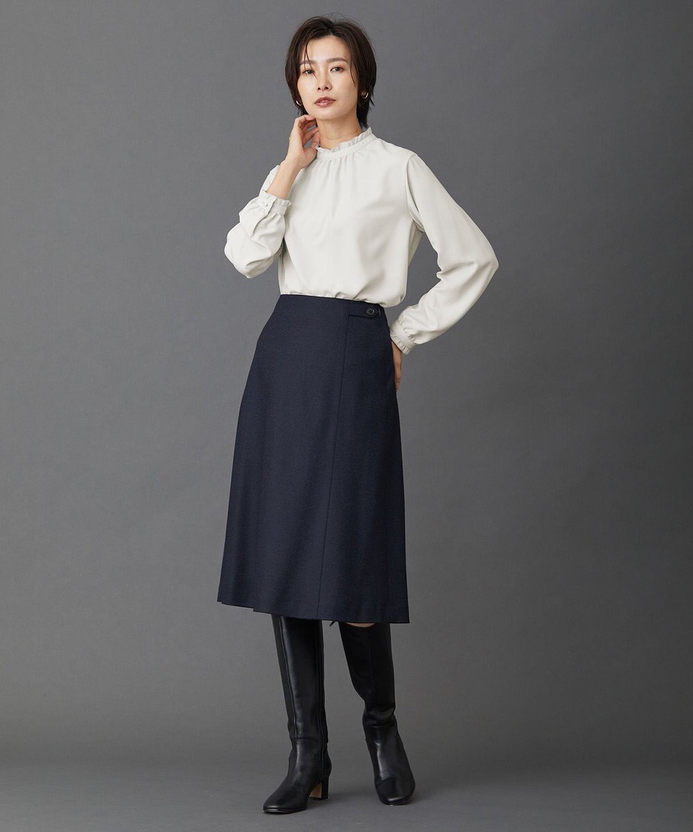 J.PRESS LADIES アクアレジェンドウールジャージー スカート 