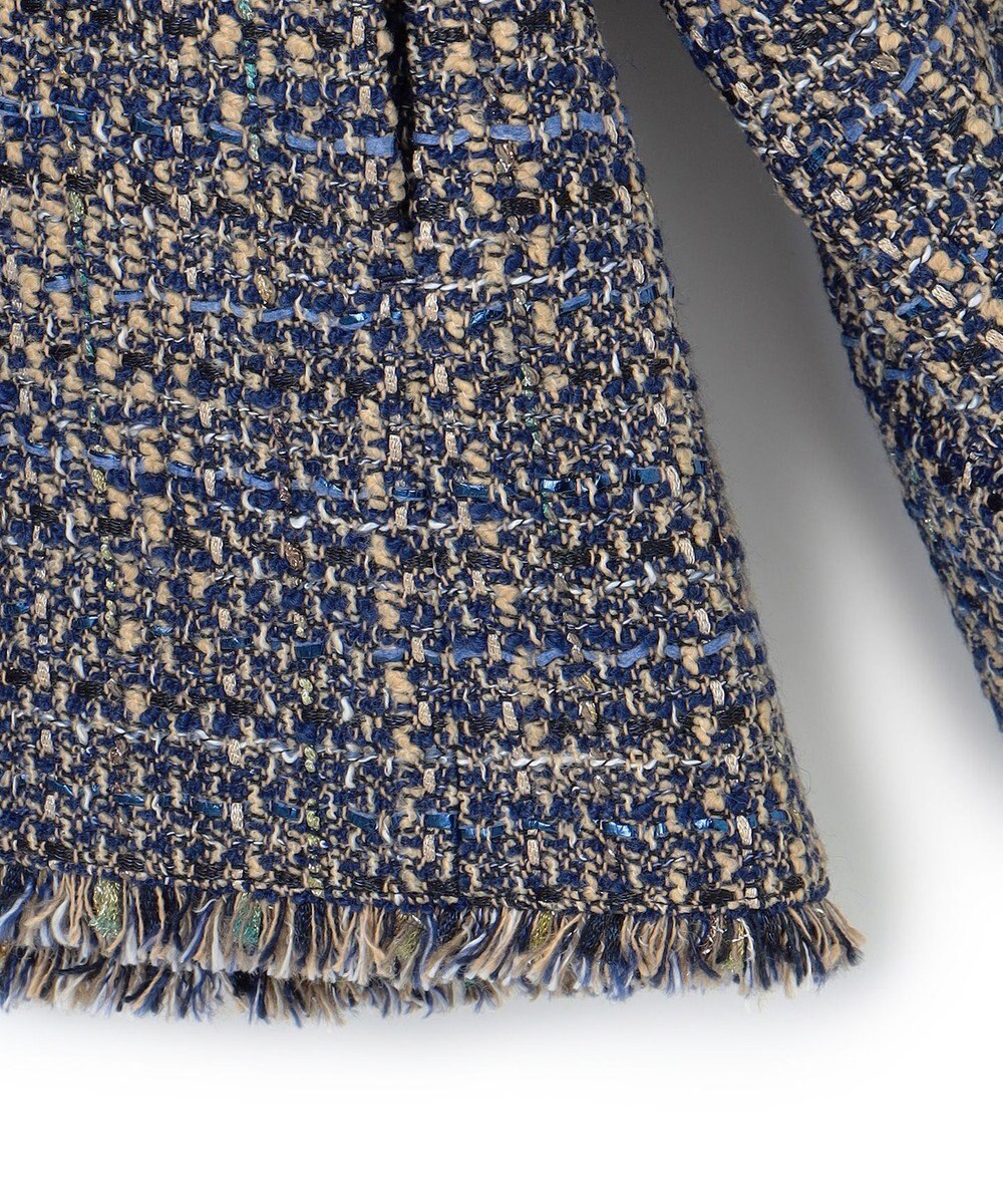 23区 GIOLICA ノーカラー ツイード ジャケット 