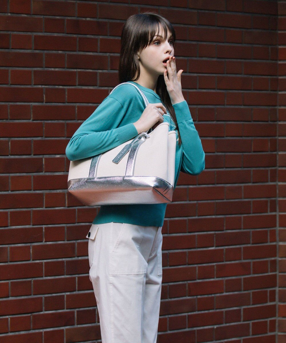 UNBILLION cachecache パーテーションキャンバストートバッグL 