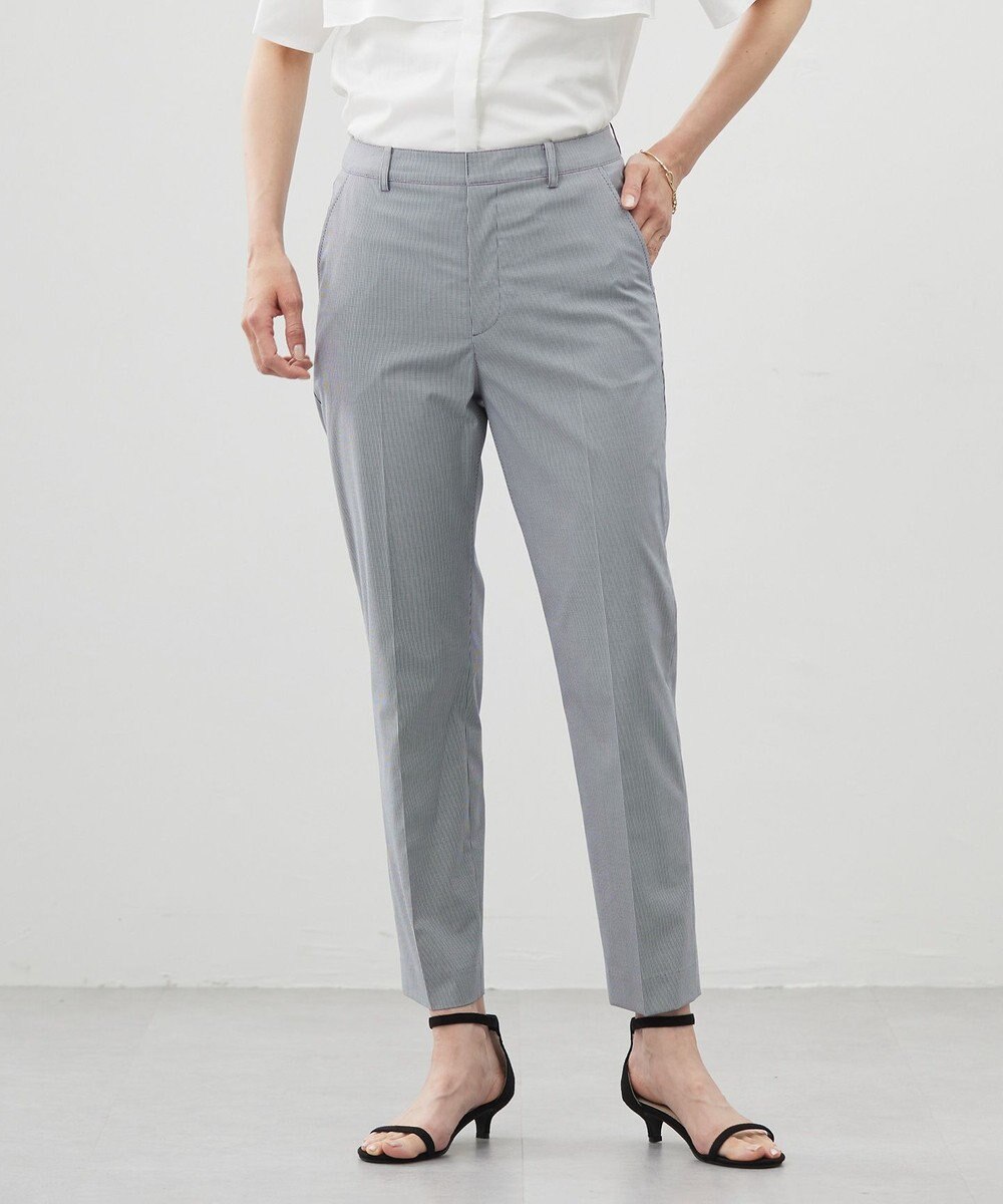 J.PRESS LADIES 【セットアップ対応・洗える・撥水】コットンFITTY テーパード パンツ 
