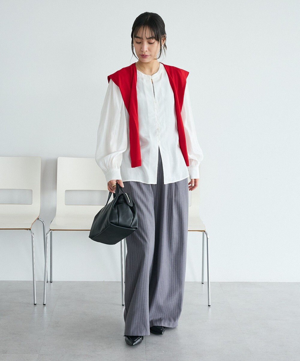 CRAFT STANDARD BOUTIQUE インド製 ボリュームスリーブブラウス 