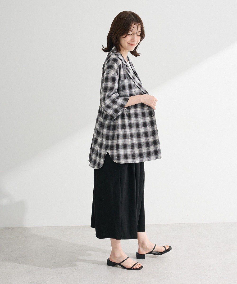 Green Parks チェック５分袖ジャケット 