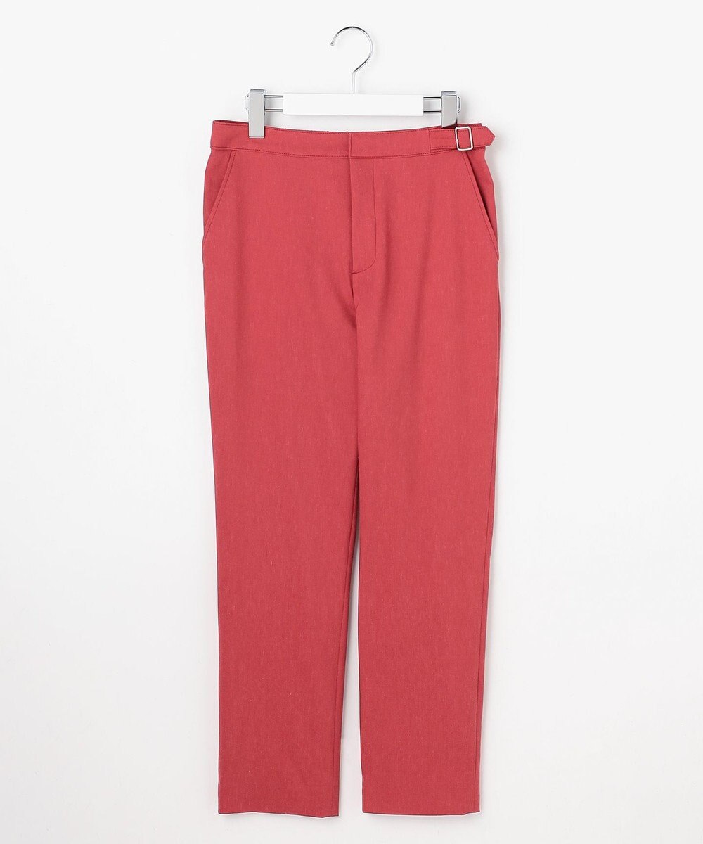 J.PRESS LADIES L 【WEB限定カラーあり・人気素材・セットアップ対応】セルロースリネンストレッチ テーパード パンツ 