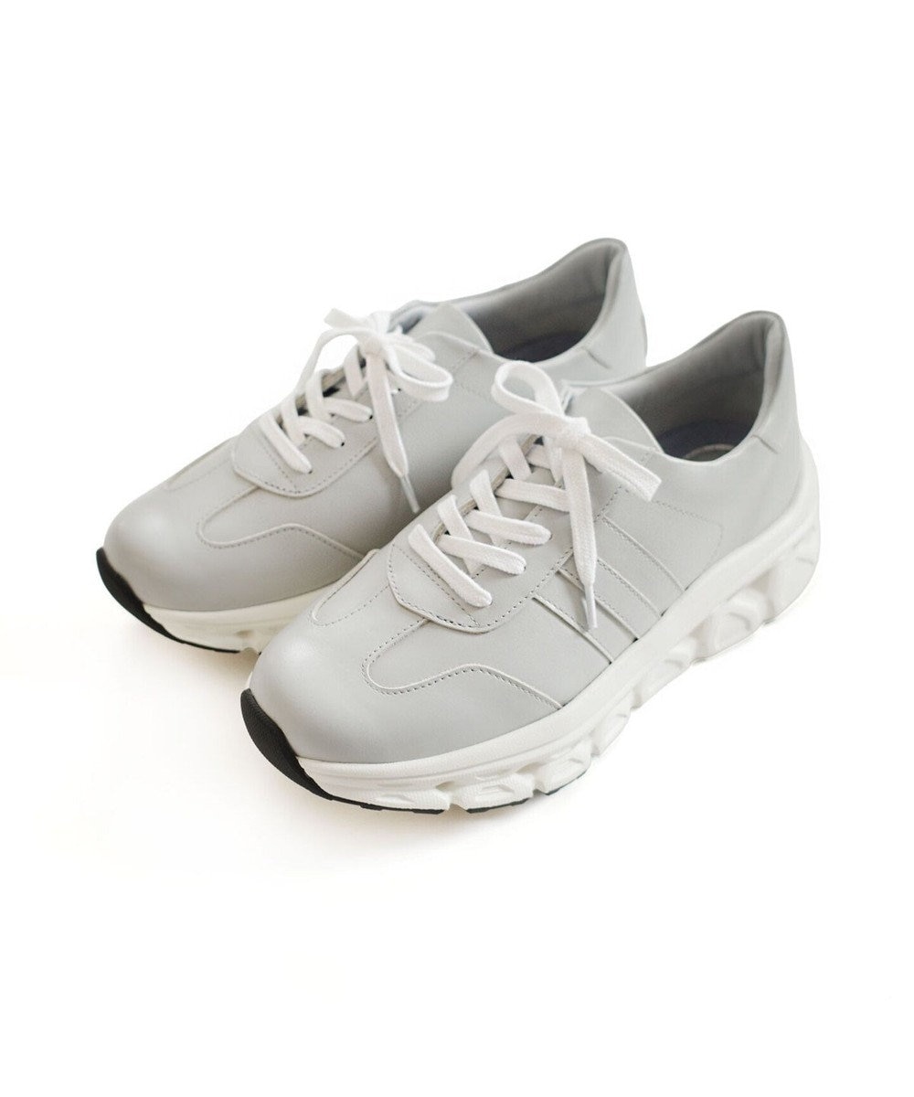 Pointer 日本製 本革 穴開きソールスニーカー 