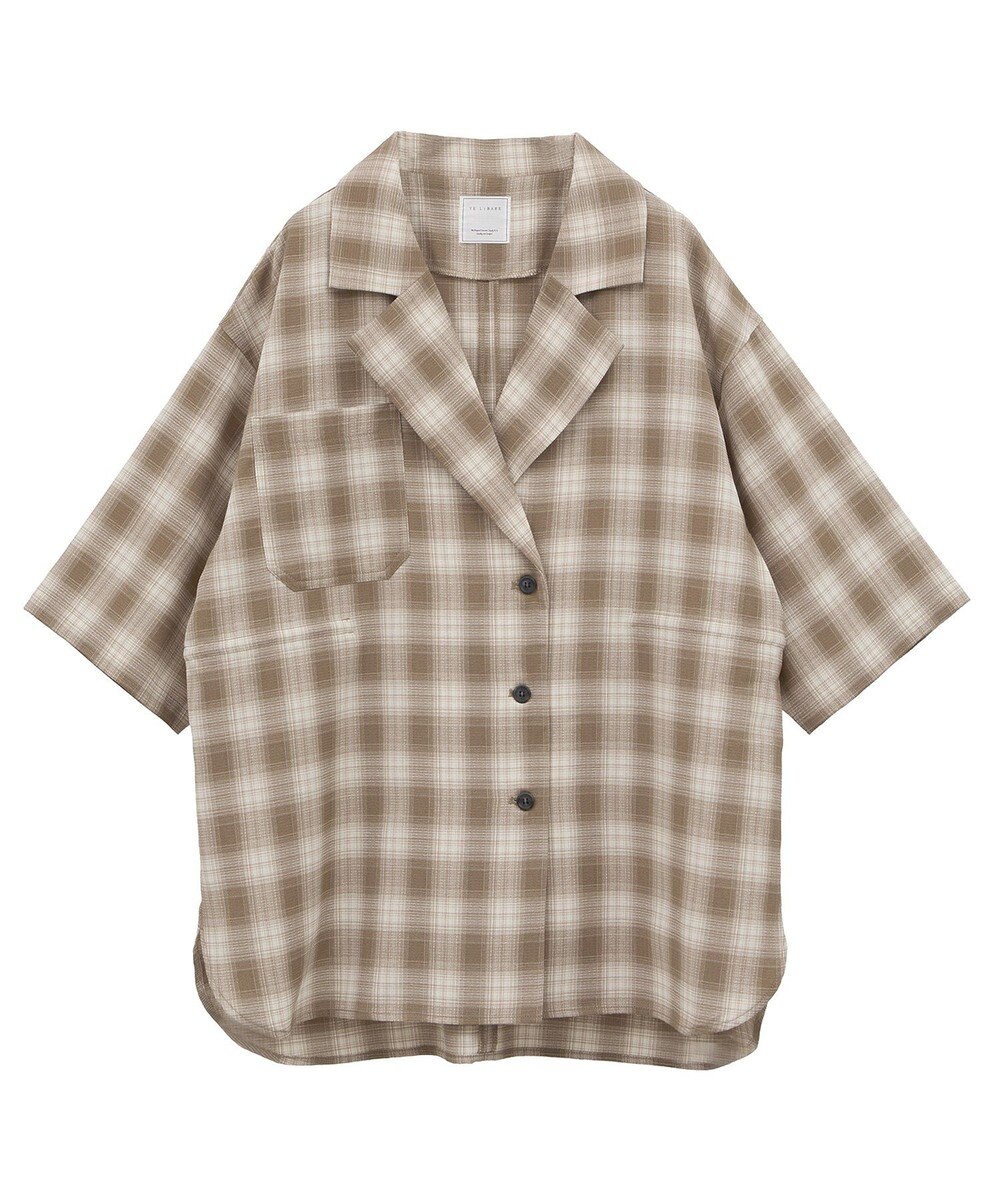 Green Parks チェック５分袖ジャケット 