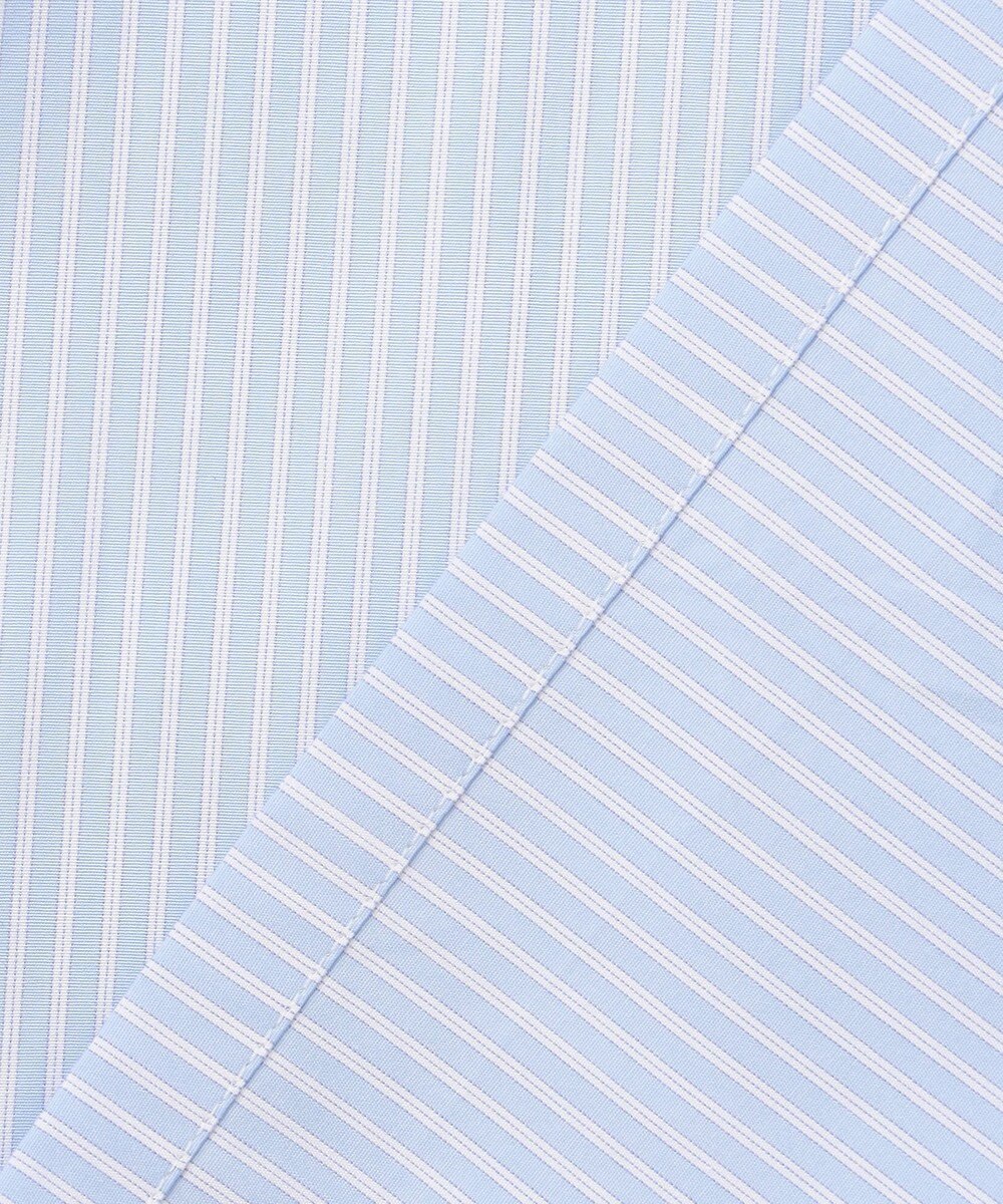 J.PRESS MEN 【J.PRESS ORIGINALS】Broad Stripe Open Half Sleeve Shirt / Baggy-Fit 