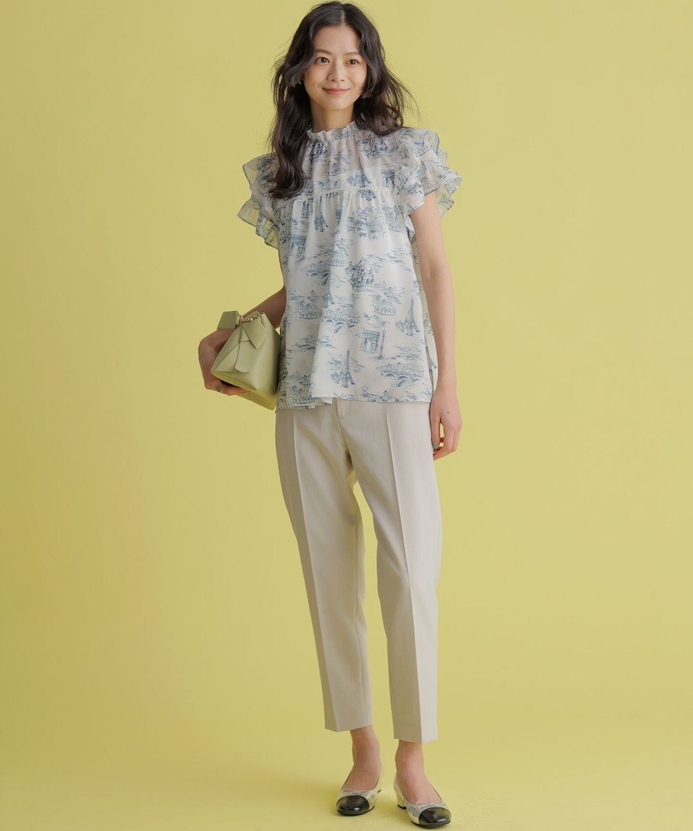 組曲 シュットクロステーパード パンツ 