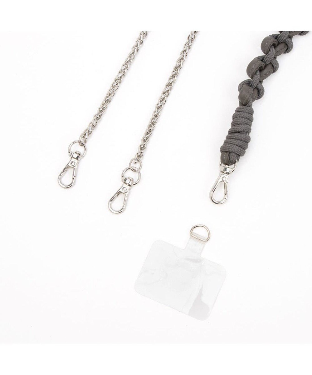 UNBILLION ペルケ perche / ドット型押し・ジャバラチャームウォレットショルダー 