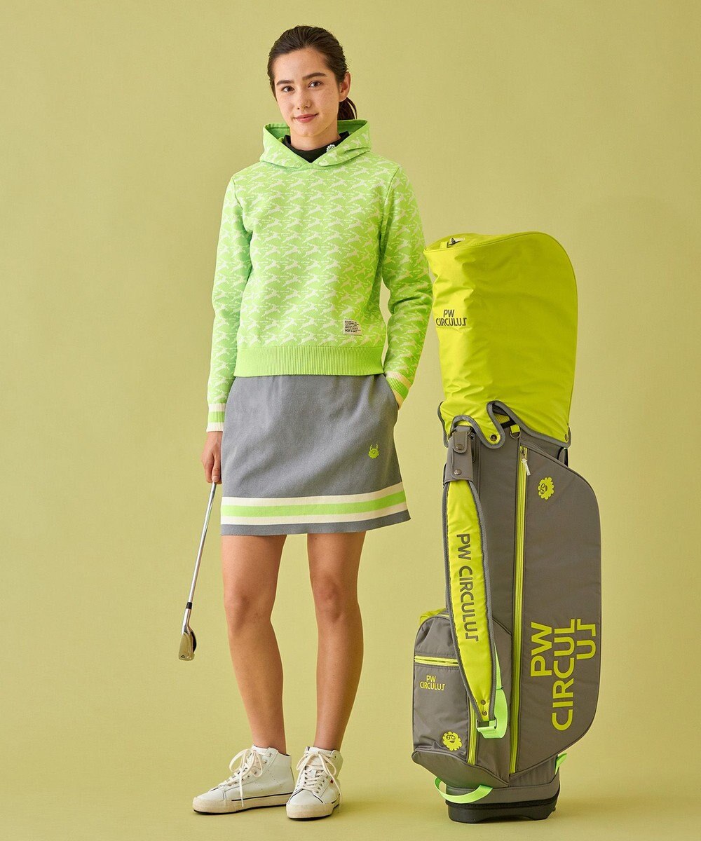 PW CIRCULUS 【イージーケア/軽量】【WOMEN】 MOFUモチーフ ニットフーディ 