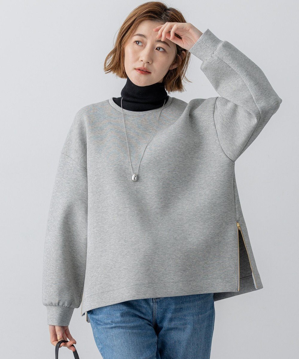 23区 S 【VERY掲載/洗える】コットンエアーダンボール サイドジップ カットソー 