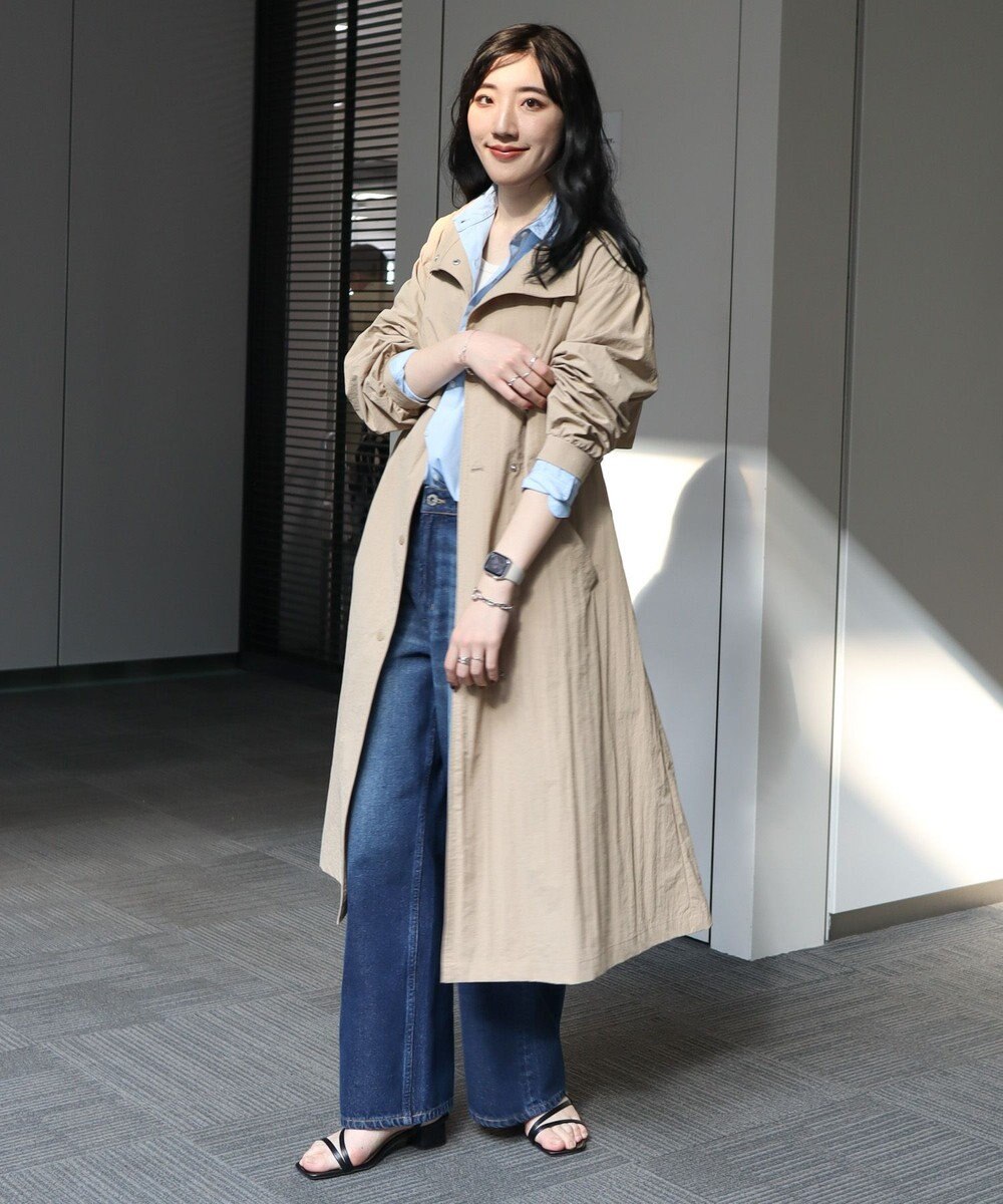 AMERICAN HOLIC スタンドカラーコート 