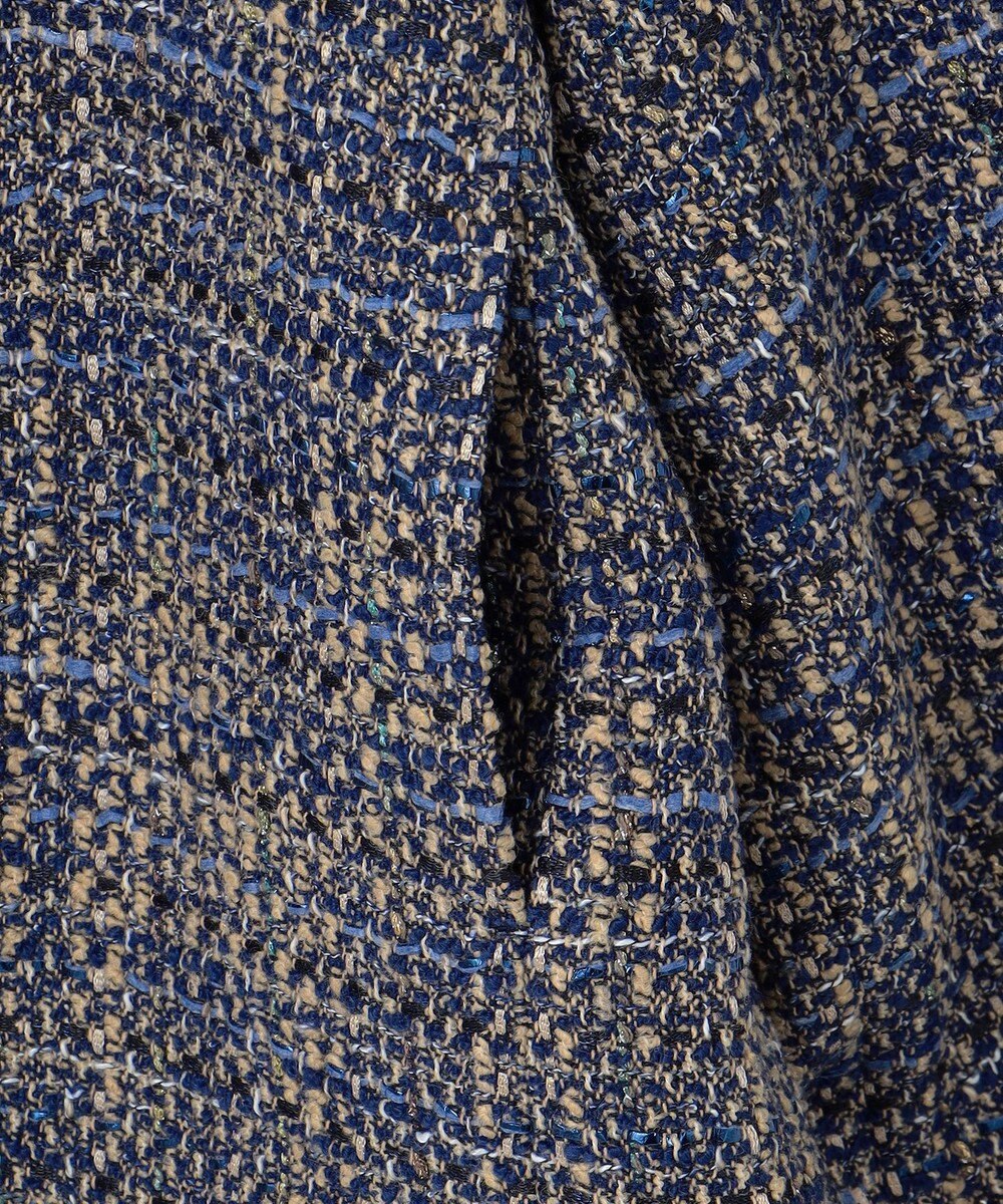 23区 GIOLICA ノーカラー ツイード ジャケット 