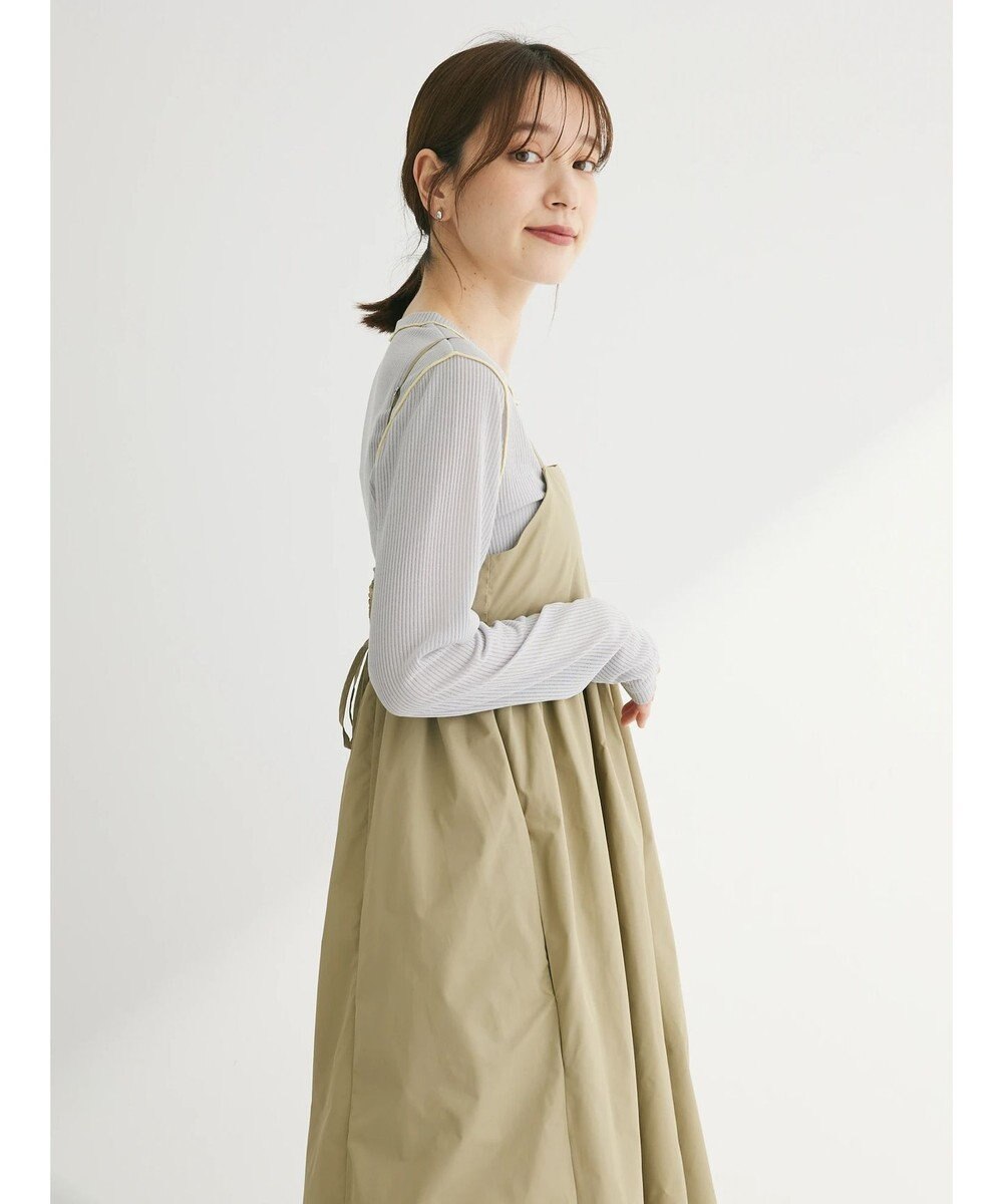 Green Parks ナイロンキャミワンピース 