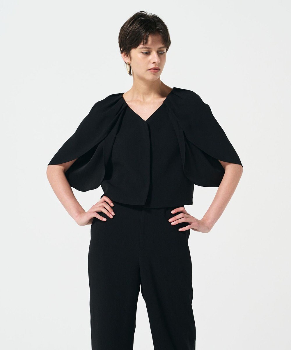 GRACE CONTINENTAL ケープスリーブトップ 