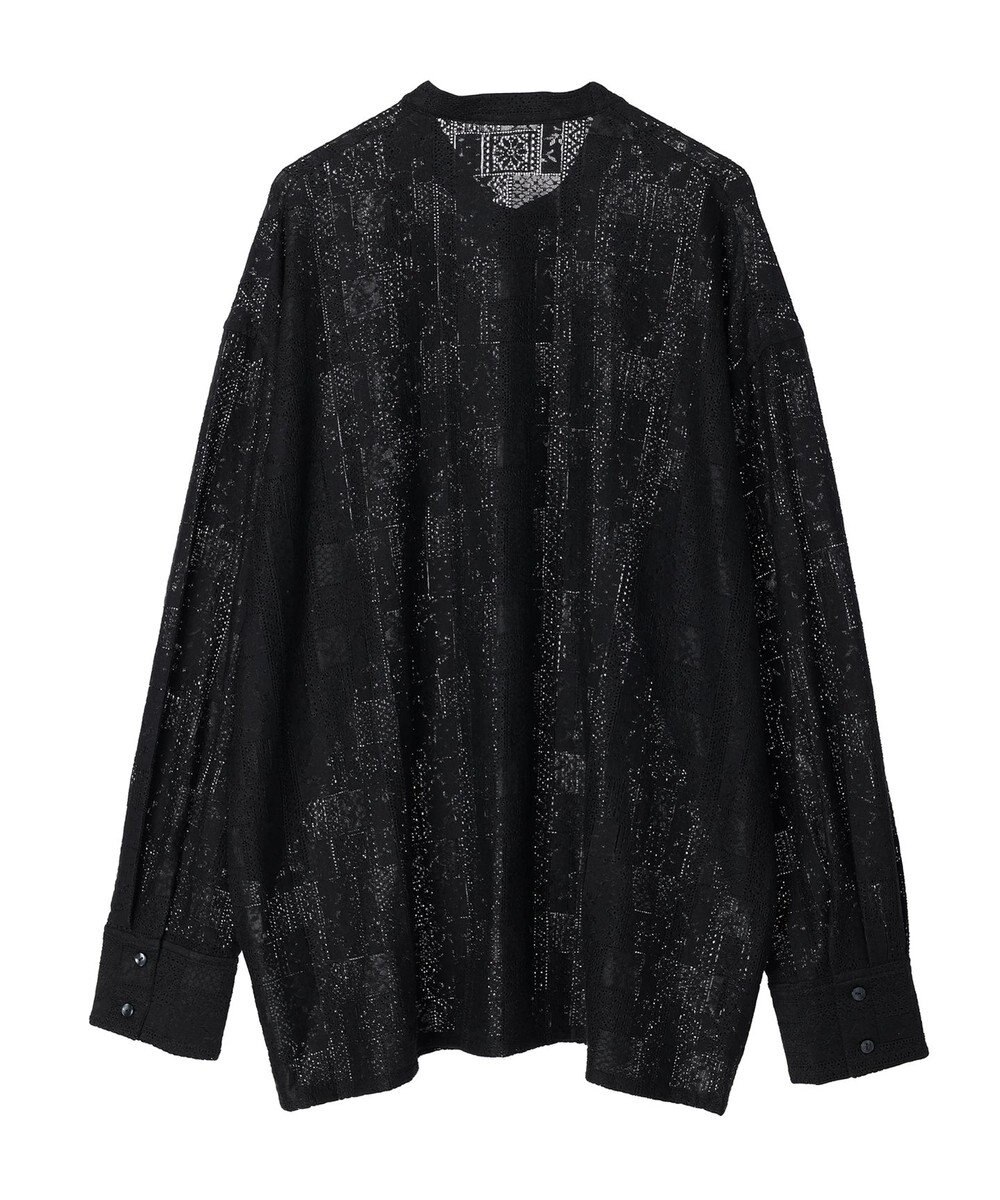 Green Parks 総レースシャツ 