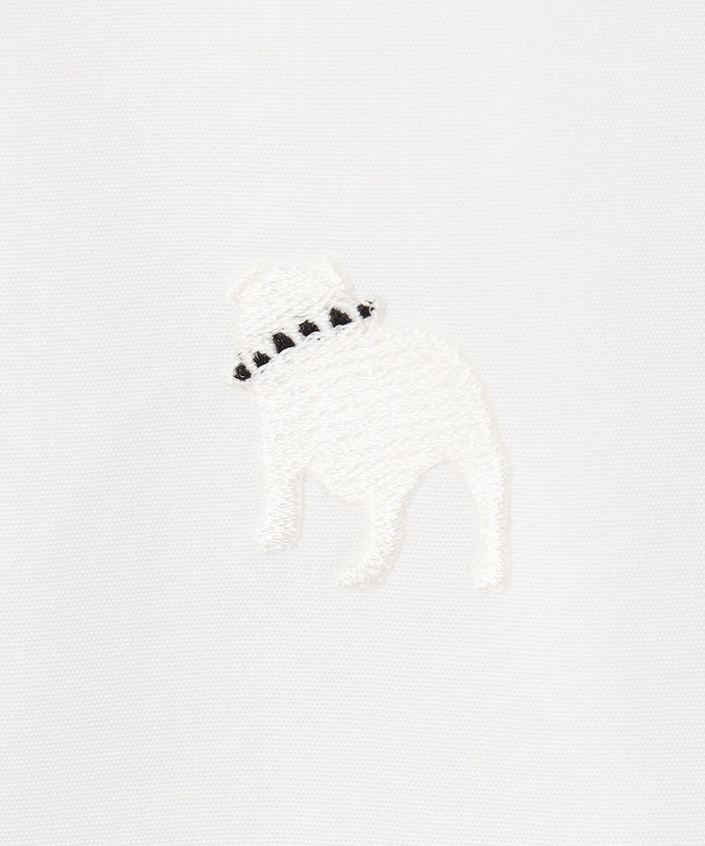 J.PRESS MEN 【WEB限定】ピンオックスバンドカラーバックブル シャツ 