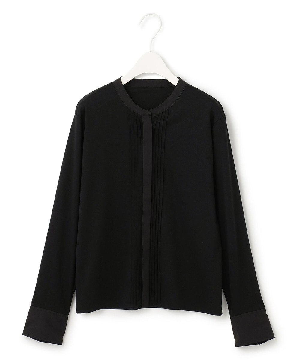 ICB 【洗える】 コンビネーションジャージー ピンタックカットソー 