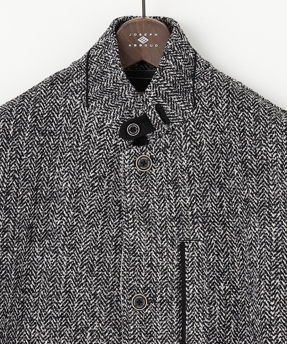 JOSEPH ABBOUD 【キングサイズ・洗える】ツィーディーフリース ブルゾン 