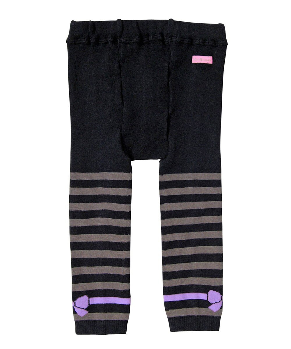 MIKI HOUSE HOT BISCUITS 【80-120cm】 ボーダー柄 レギンス 