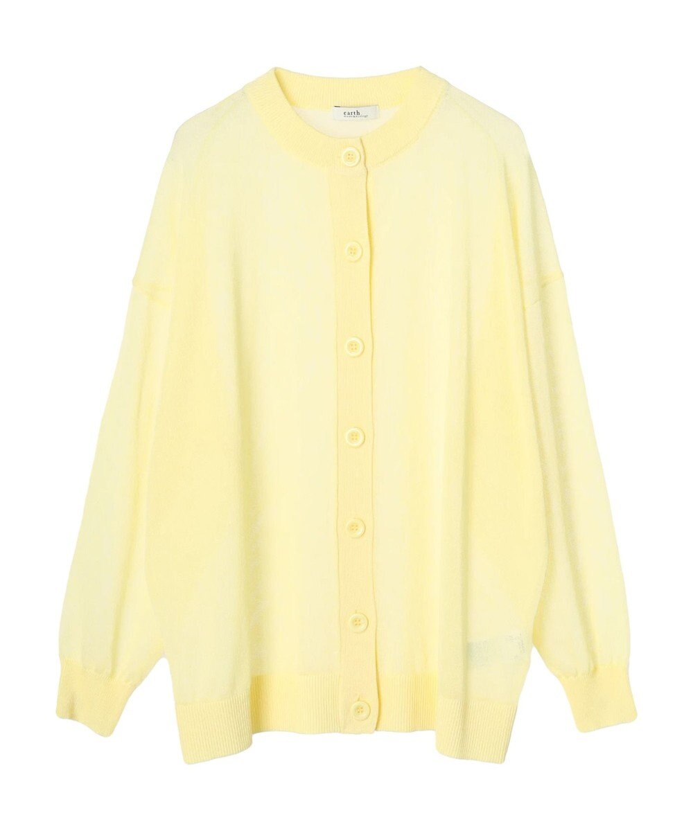 earth music&ecology シアーニットカーディガン 