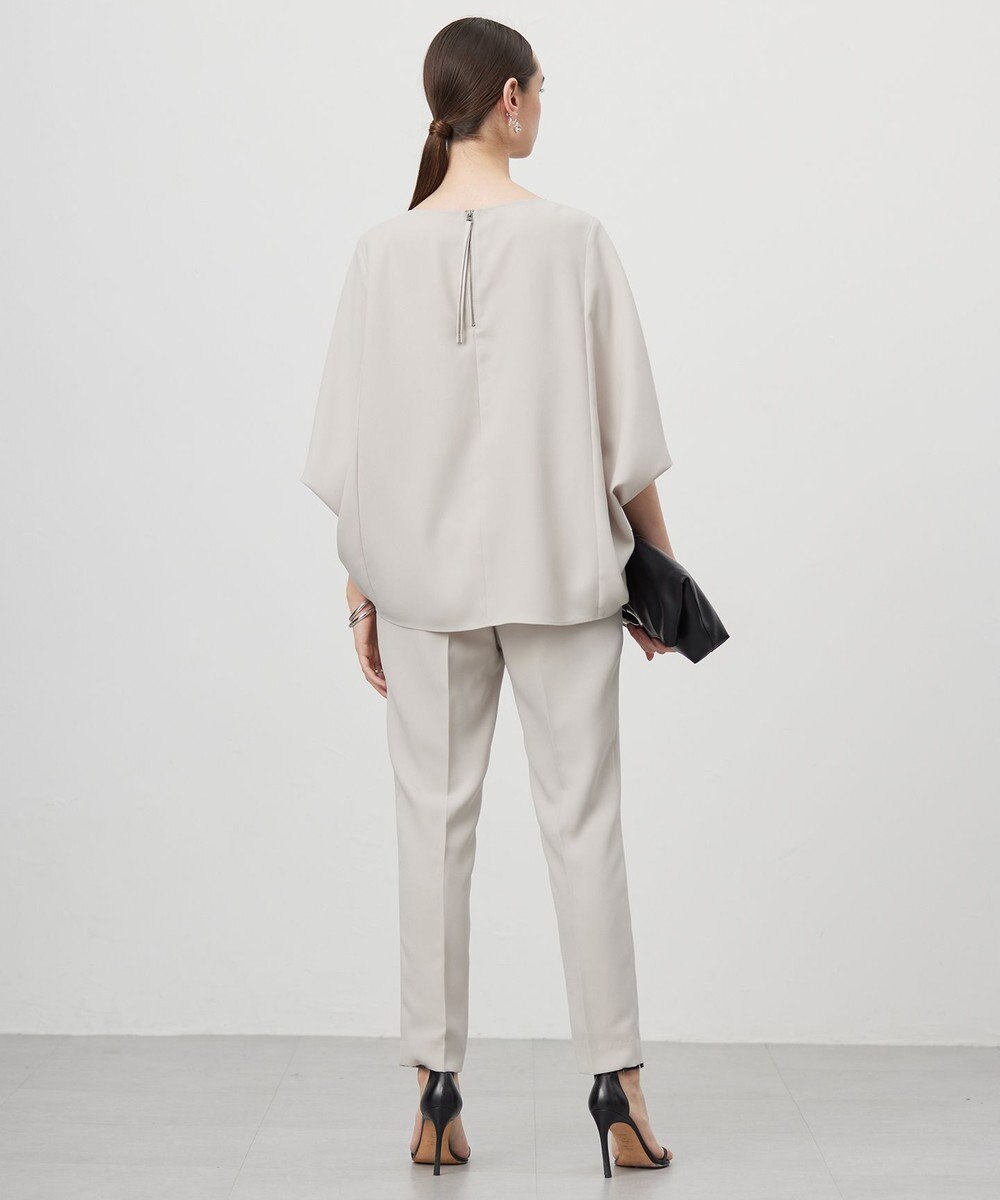 ICB L 【新色追加・WEB限定カラーあり・接触冷感・UVケア・速乾・防シワ・洗える】 FluidBackSatin  ドロストパンツ 