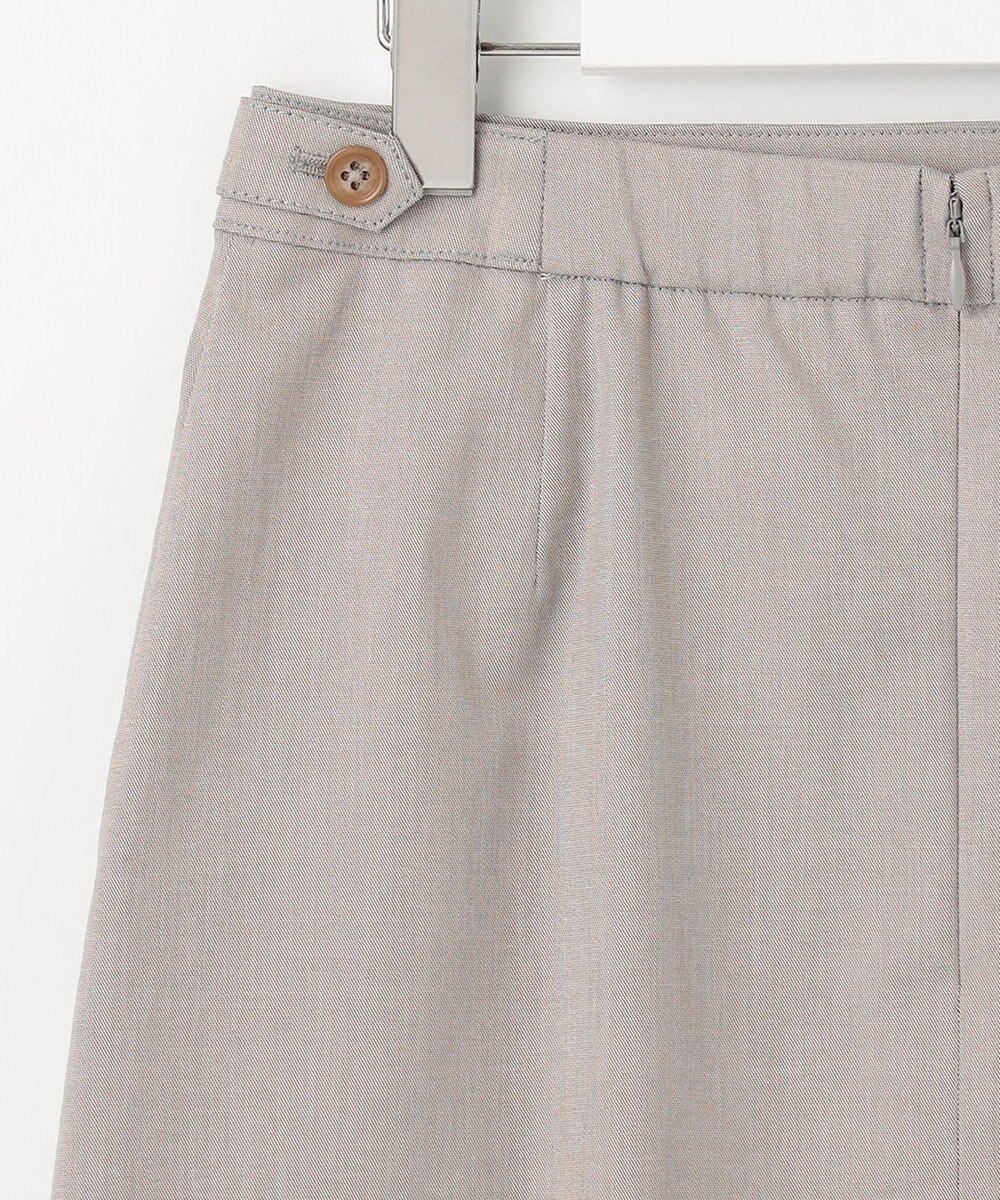 J.PRESS LADIES 【セットアップ対応・洗える・撥水・防汚】コットンFITTYシャーク スカート 