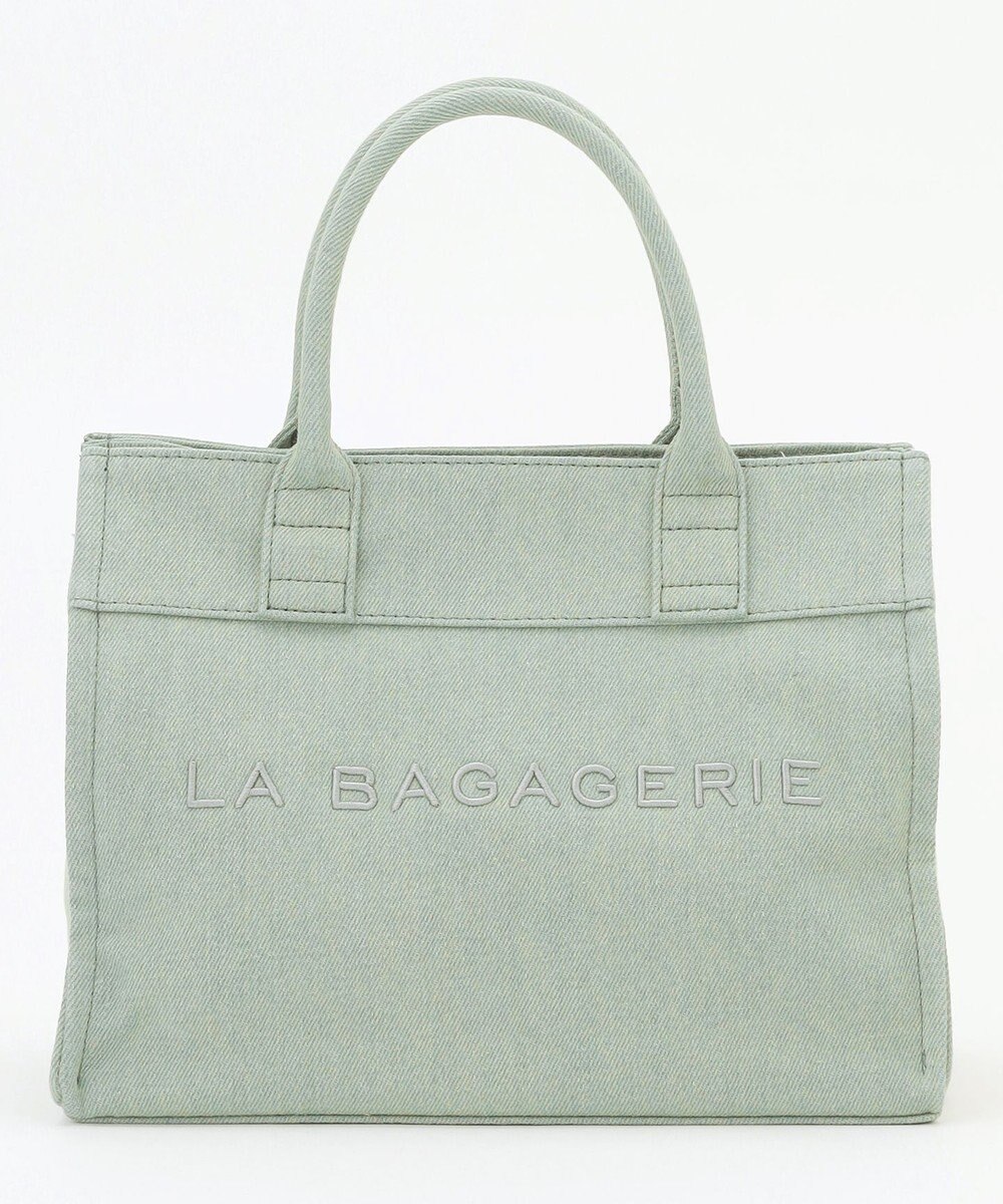 LA BAGAGERIE チャーム付きデニムバッグ Sサイズ 