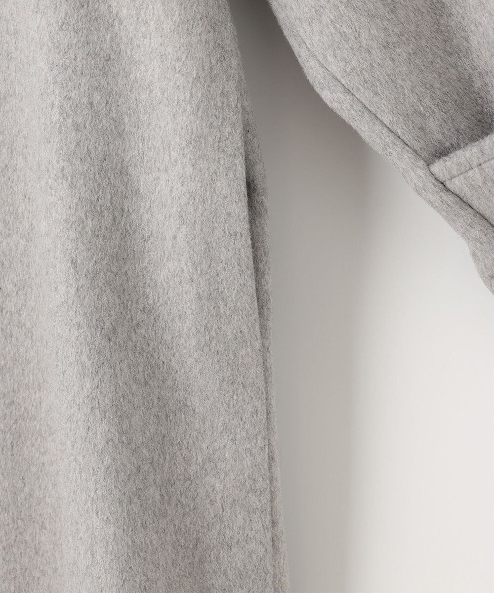 Feroux ウール混 Aラインコート 