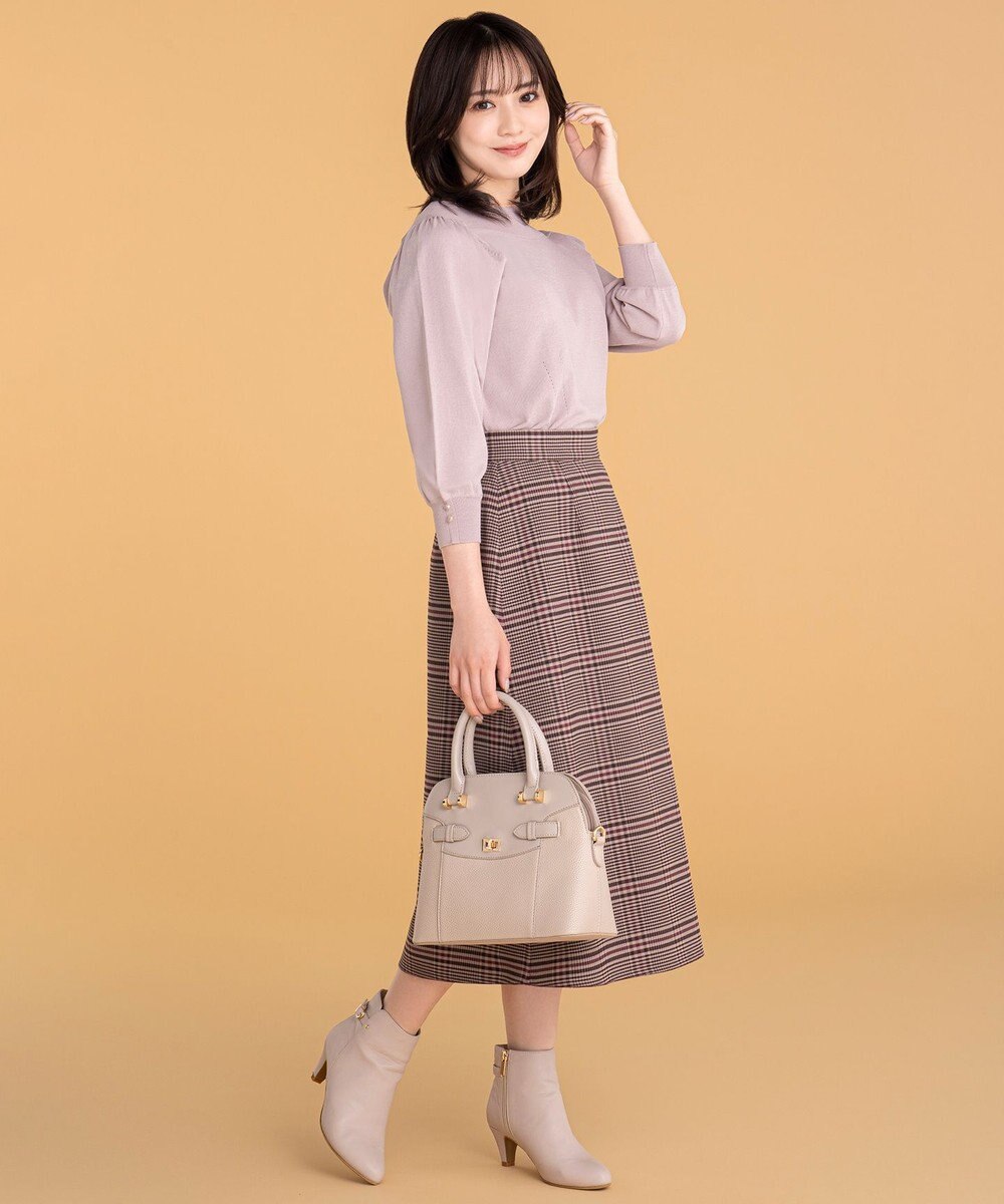 ANY SIS 【洗える】パフスリーブ ニット 