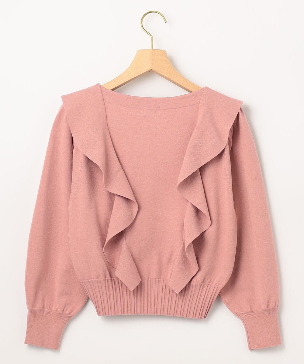 組曲 【洗える】Elenaラッフル ニット 