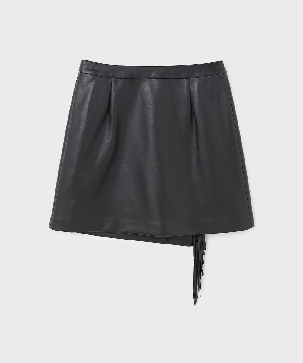 GRACE CONTINENTAL フリンジミニスカート 