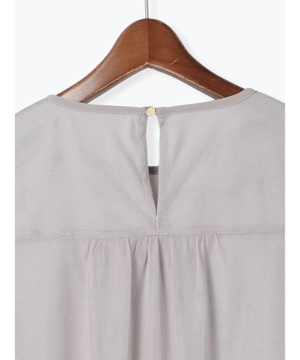 Te chichi ティアードチュールプリーツブラウス 