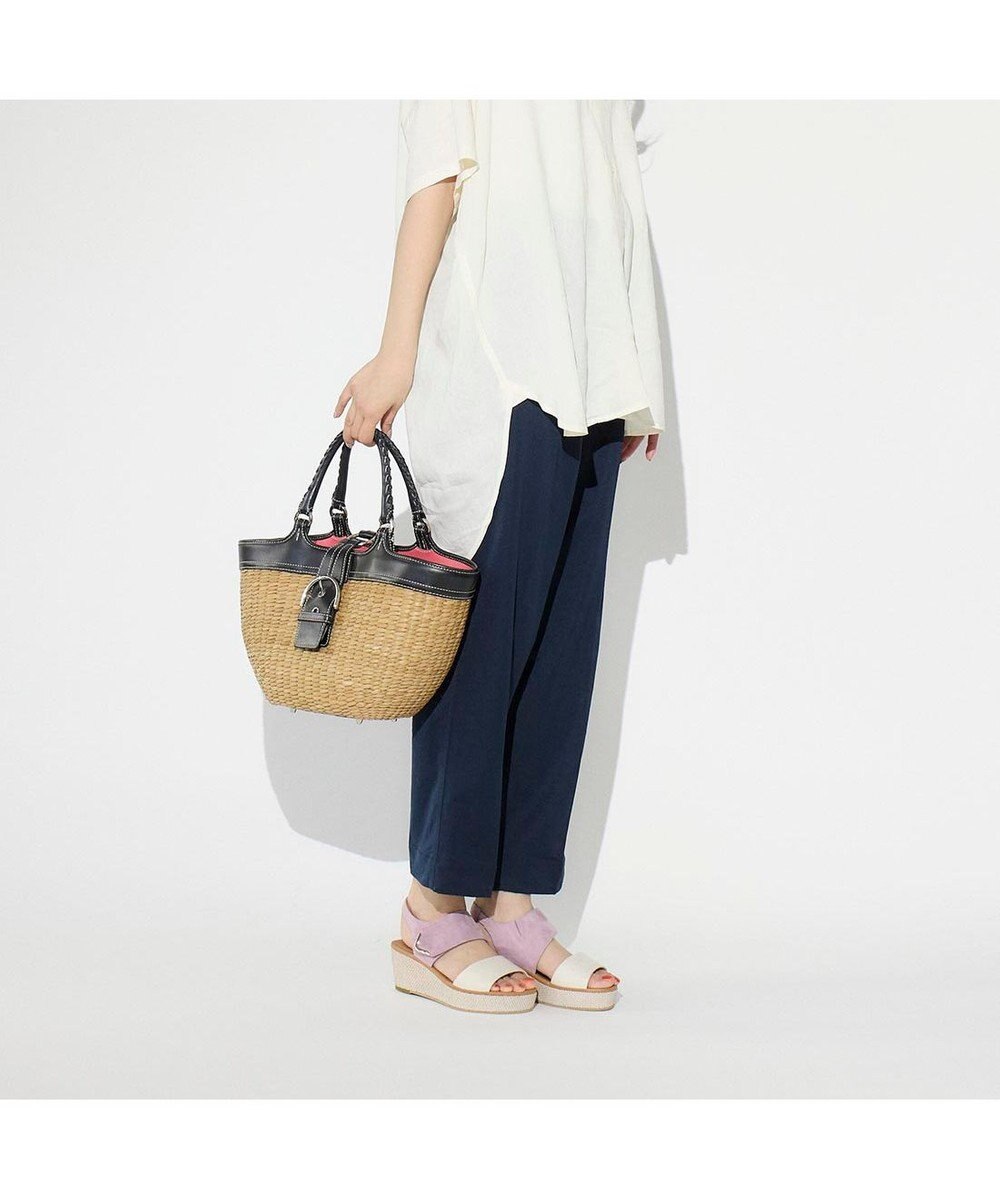 ing <ing>ワンポイントウエッジソールサンダル 