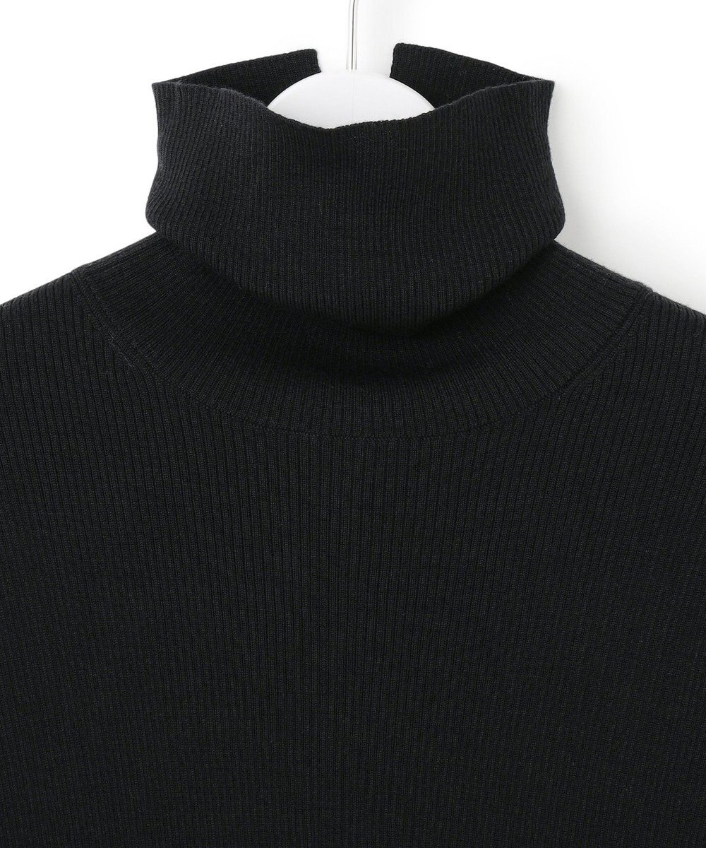 23区 L 【見上愛さん着用/VERY掲載/洗える】ウーステッドウール リブタートル ボーダー ニット 