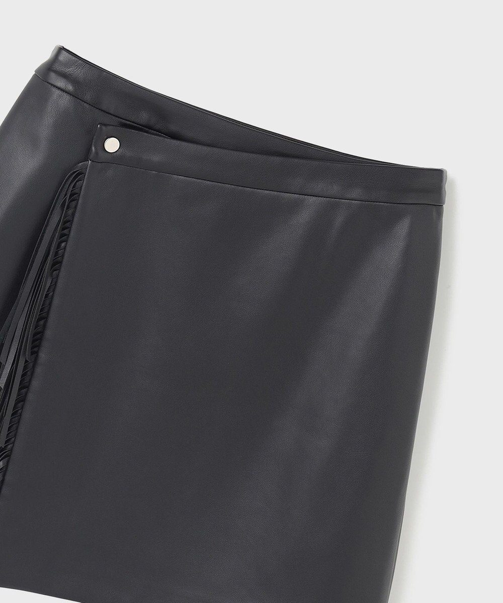 GRACE CONTINENTAL フリンジミニスカート 