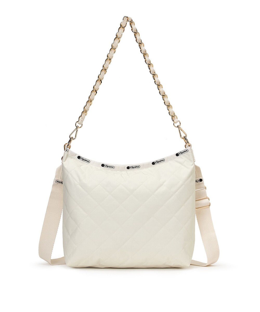 LeSportsac CHAIN MED ZIP SHOULDER/サンドバーチェーンキルト 