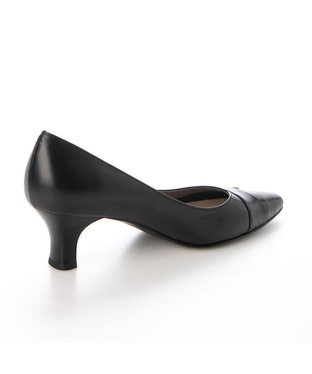 Riz raffinee <Riz raffinee>異素材ポインテッドトゥコンビパンプス 