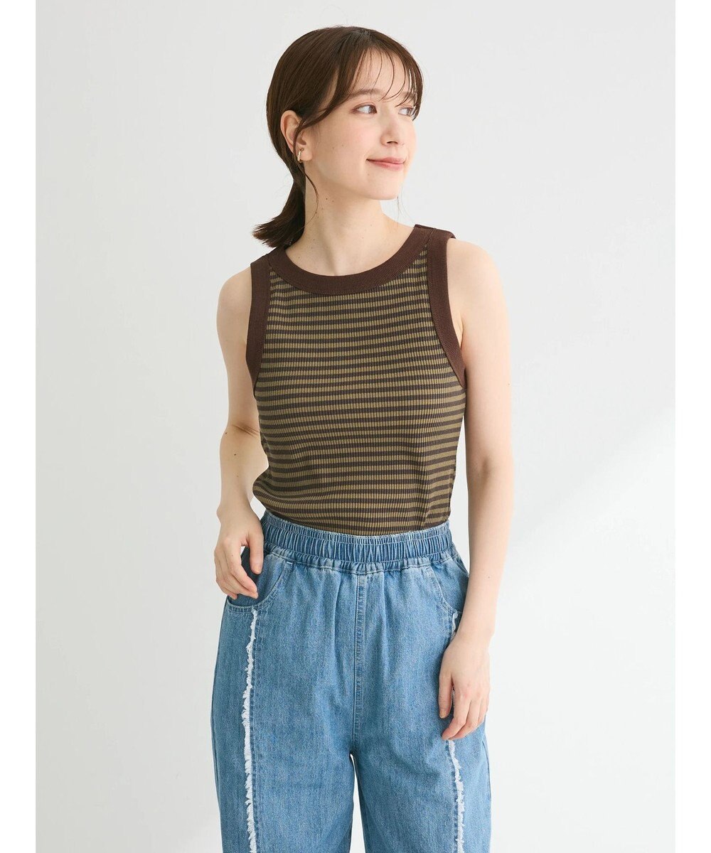 Green Parks ・ＳＵＧＡＲ　ＳＰＯＯＮ　ボーダーアメスリタンクトップ 