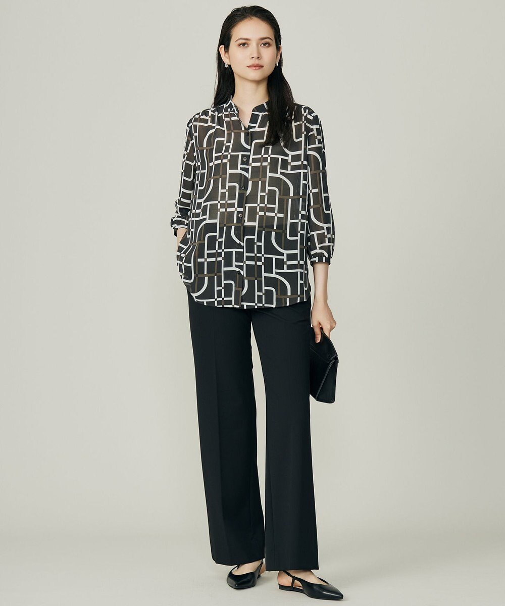 自由区 【カタログ掲載】TRギャバストレート パンツ 