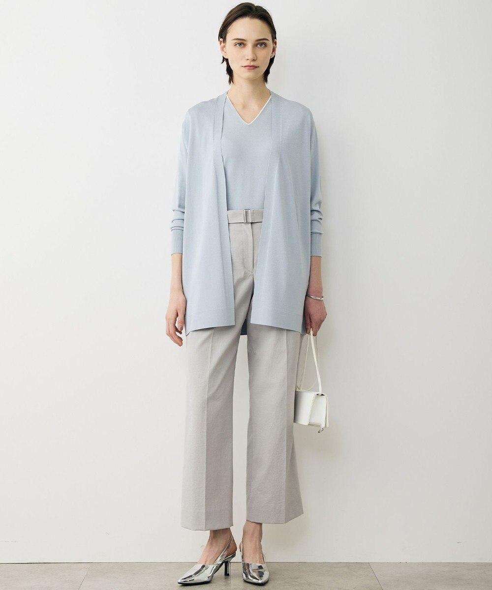 ICB L 【先行予約】 シンセティックハイゲージ ロングカーディガン 